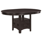 Tampa Furniture Outlet - Coaster - Lavon Oval 60-inch Wood Extension Leaf Dining Table Espresso - 102671