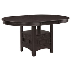 Tampa Furniture Outlet - Coaster - Lavon Oval 60-inch Wood Extension Leaf Dining Table Espresso - 102671