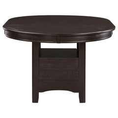 Lavon Oval 60-inch Wood Extension Leaf Dining Table Espresso