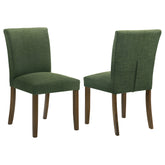 Tampa Furniture Outlet - Coaster - Paxton Upholstered Dining Side Chair Green (Set of 2) - 106378