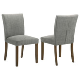 Tampa Furniture Outlet - Coaster - Paxton Upholstered Dining Side Chair Grey (Set of 2) - 106379