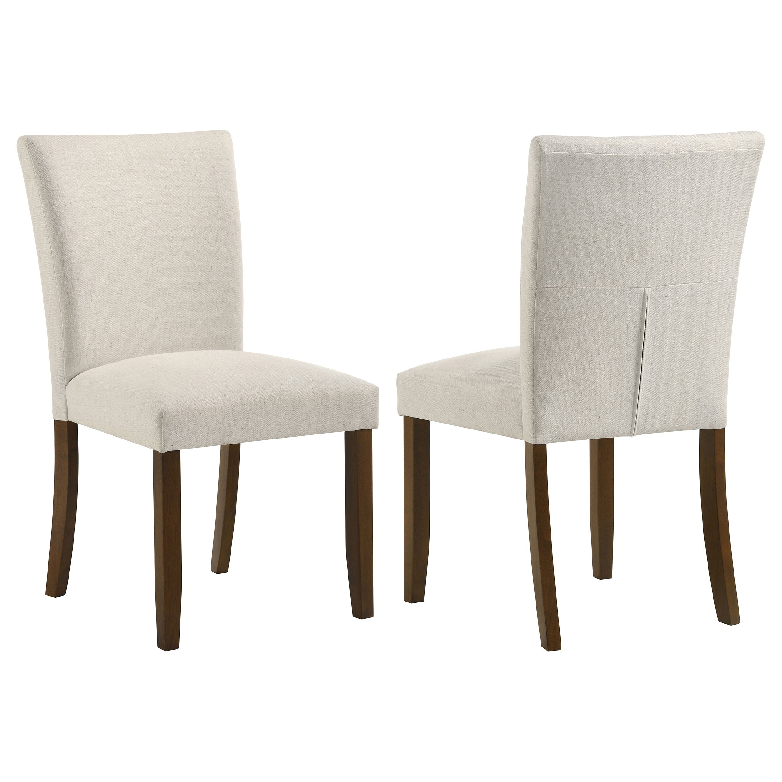 Tampa Furniture Outlet - Coaster - Paxton Upholstered Dining Side Chair Beige (Set of 2) - 106412