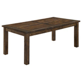 Tampa Furniture Outlet - Coaster - Coleman Rectangular 79-inch Dining Table Rustic Golden Brown - 107041