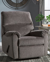 Tampa Furniture Outlet Lutz - Ashley Furniture - Nerviano Living Room - Zero Wall Recliner / Gray - 1080329