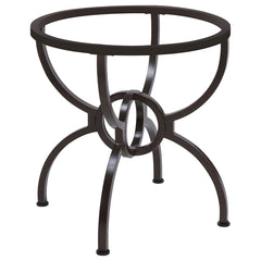 Tampa Furniture Outlet - Coaster - Aviano Round Metal Dining Table Base Gunmetal - 108291