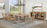 Tampa Furniture Outlet - Coaster - Middleton 10-piece Extension Leaf Dining Set Natural Brown - 108541-S10N