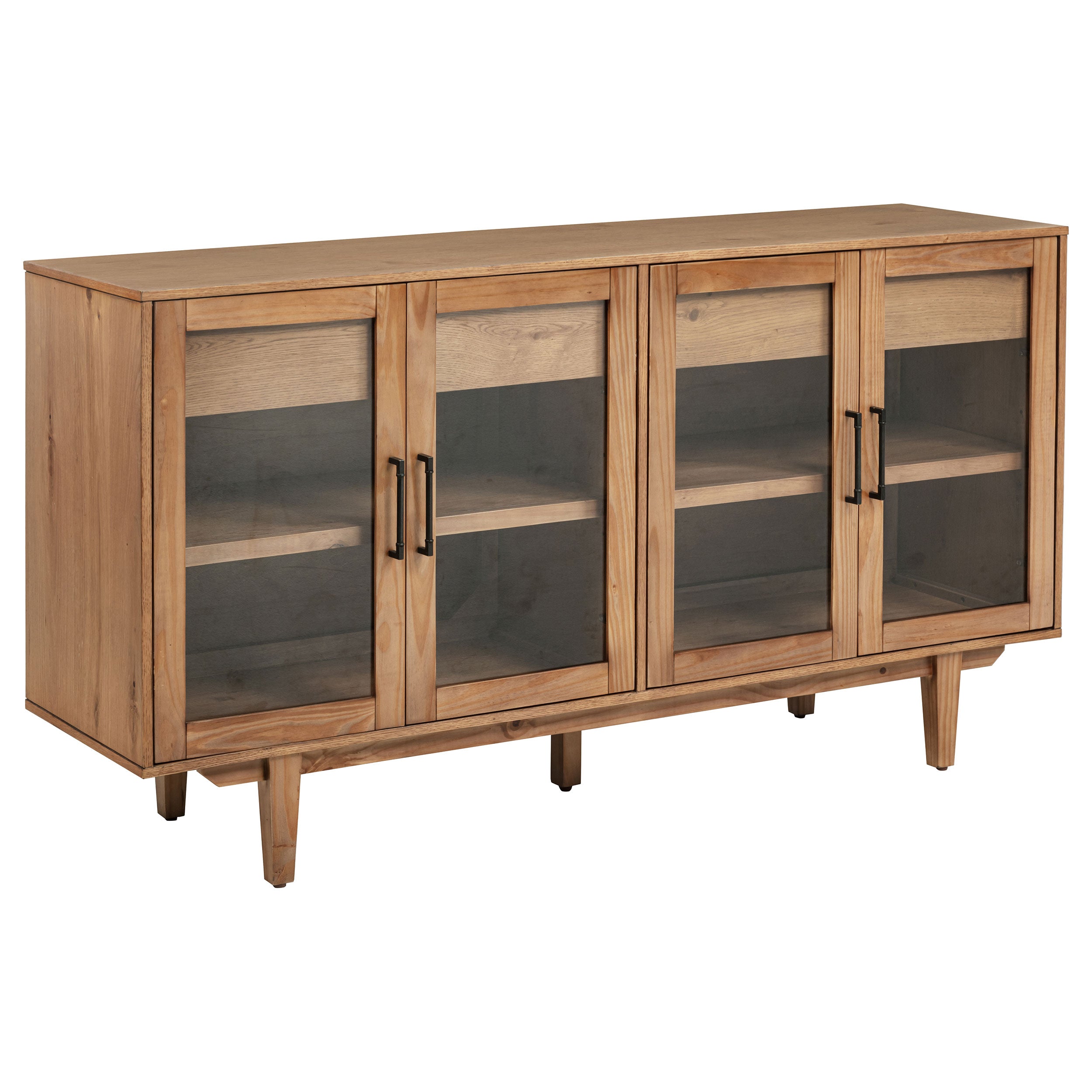 Tampa Furniture Outlet - Coaster - Middleton 4-door Sideboard Server with Dual Drawers Natural - 108545NAT