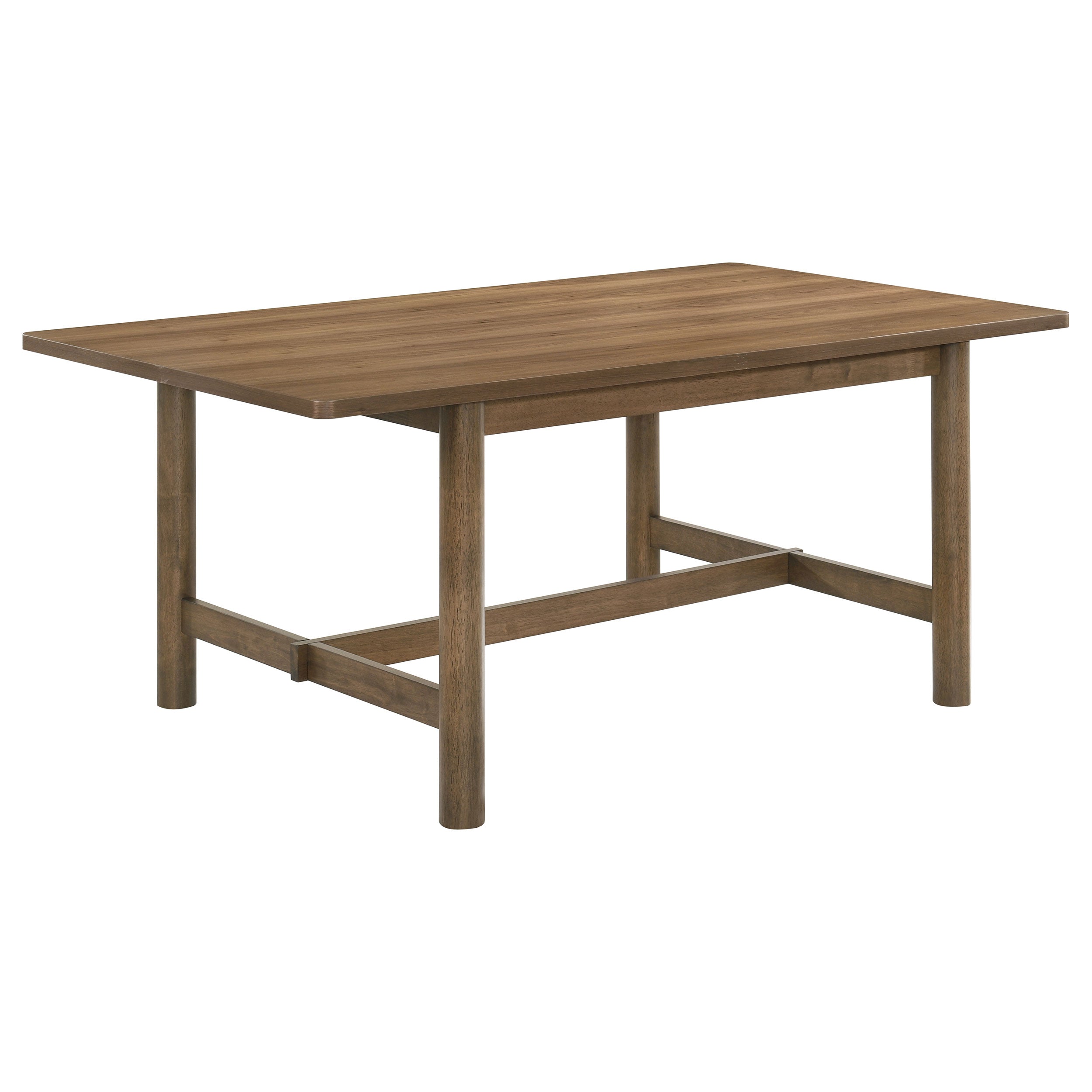 Tampa Furniture Outlet - Coaster - Crestmore 71-inch Rectangular Wood Dining Table Walnut - 108571