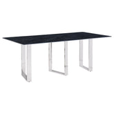 Tampa Furniture Outlet - Coaster - Desden 79-inch Rectangular Sintered Stone Dining Table Grey - 109361