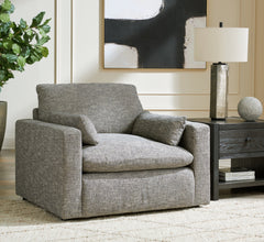 Tampa Furniture Outlet Lutz - Ashley Furniture - Dramatic Living Room - Chair and a Half / Granite - 1170223
