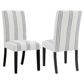 Tampa Furniture Outlet - Coaster - Herran Upholstered Dining Side Chair Beige (Set of 2) - 121782