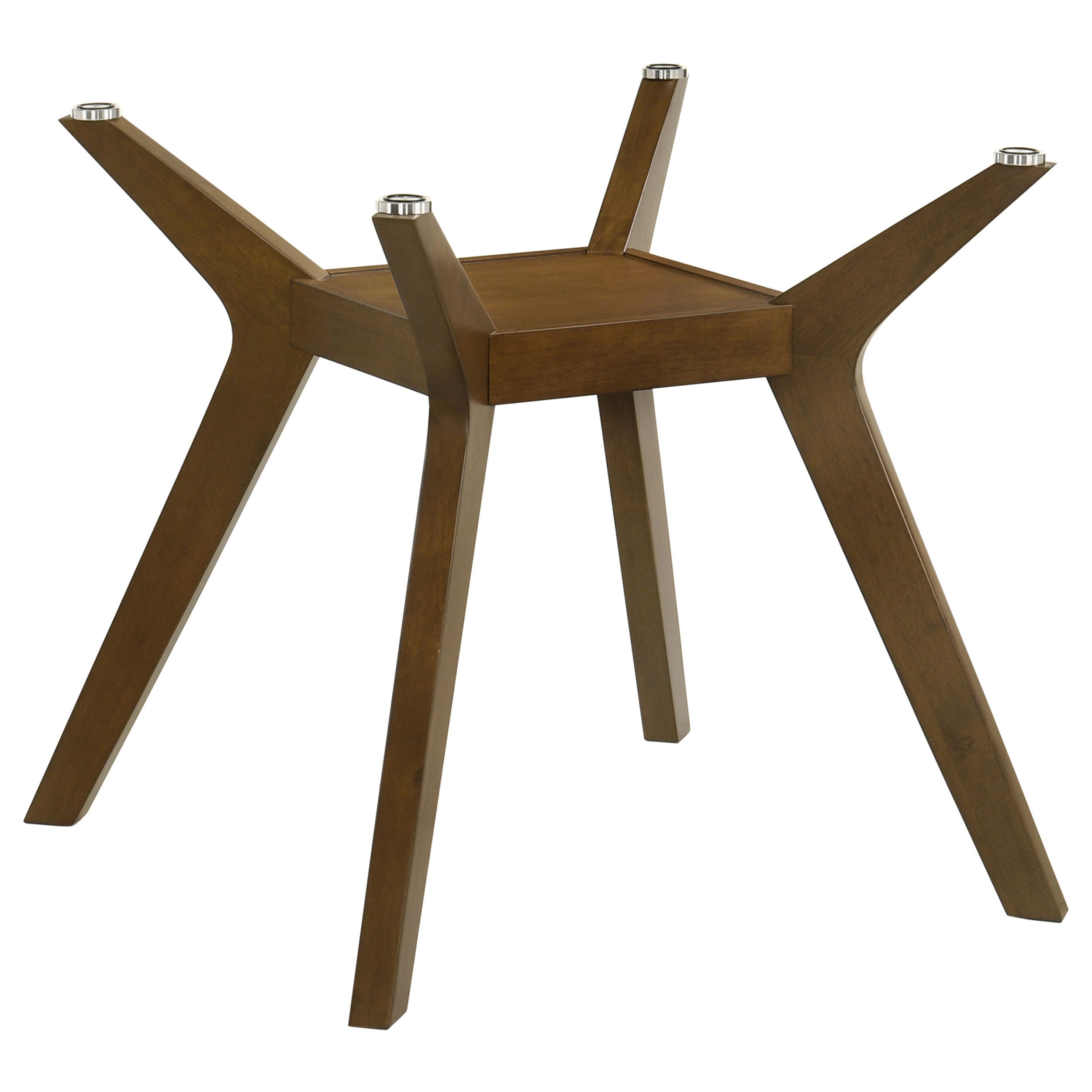 Tampa Furniture Outlet - Coaster - Paxton Square Wood Dining Table Base Brown - 122180