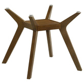 Tampa Furniture Outlet - Coaster - Paxton Square Wood Dining Table Base Brown - 122180