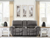 Tampa Furniture Outlet Lutz - Ashley Furniture - Bakerstein Living Room - PWR REC Loveseat/CON/ADJ HDRST - PC1250318