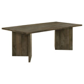 Tampa Furniture Outlet - Coaster - Tyler 80-inch Solid Wood Dining Table Mango Brown - 130511