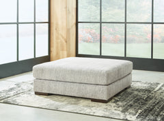 Tampa Furniture Outlet Lutz - Ashley Furniture - Regent Park Living Room - Oversized Accent Ottoman / Pewter - 1440408