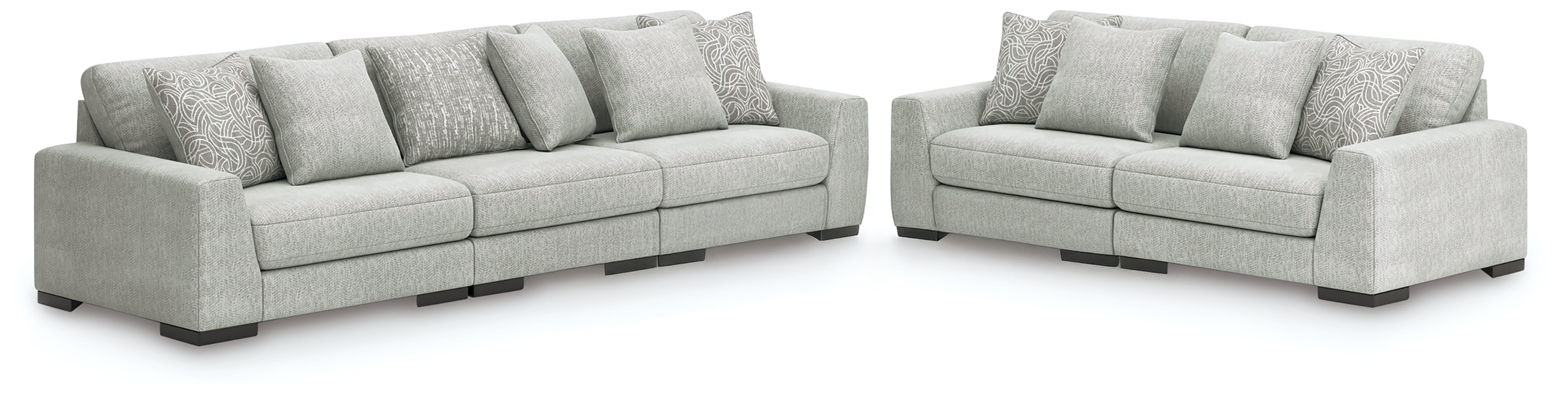 Tampa Furniture Outlet Lutz - Ashley Furniture - Regent Park 3-Piece Sectional Sofa and 2-Piece Sectional Loveseat - 3-Piece Sectional Sofa and 2-Piece Sectional Loveseat - 14404U4