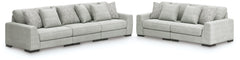 Tampa Furniture Outlet Lutz - Ashley Furniture - Regent Park 3-Piece Sectional Sofa and 2-Piece Sectional Loveseat - 3-Piece Sectional Sofa and 2-Piece Sectional Loveseat - 14404U4