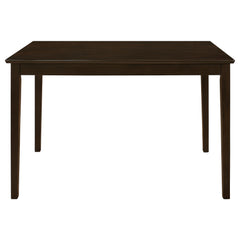 Guillen 5-piece Rectangular Dining Table Set Cappuccino
