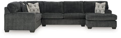 Tampa Furniture Outlet Lutz - Ashley Furniture - Hollyview Sectional - LAF 3-Piece Sectional with Chaise / Shadow - 15205S1