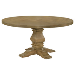 Tampa Furniture Outlet - Coaster - Florence Round 60-inch Wood Dining Table Rustic Honey - 180200