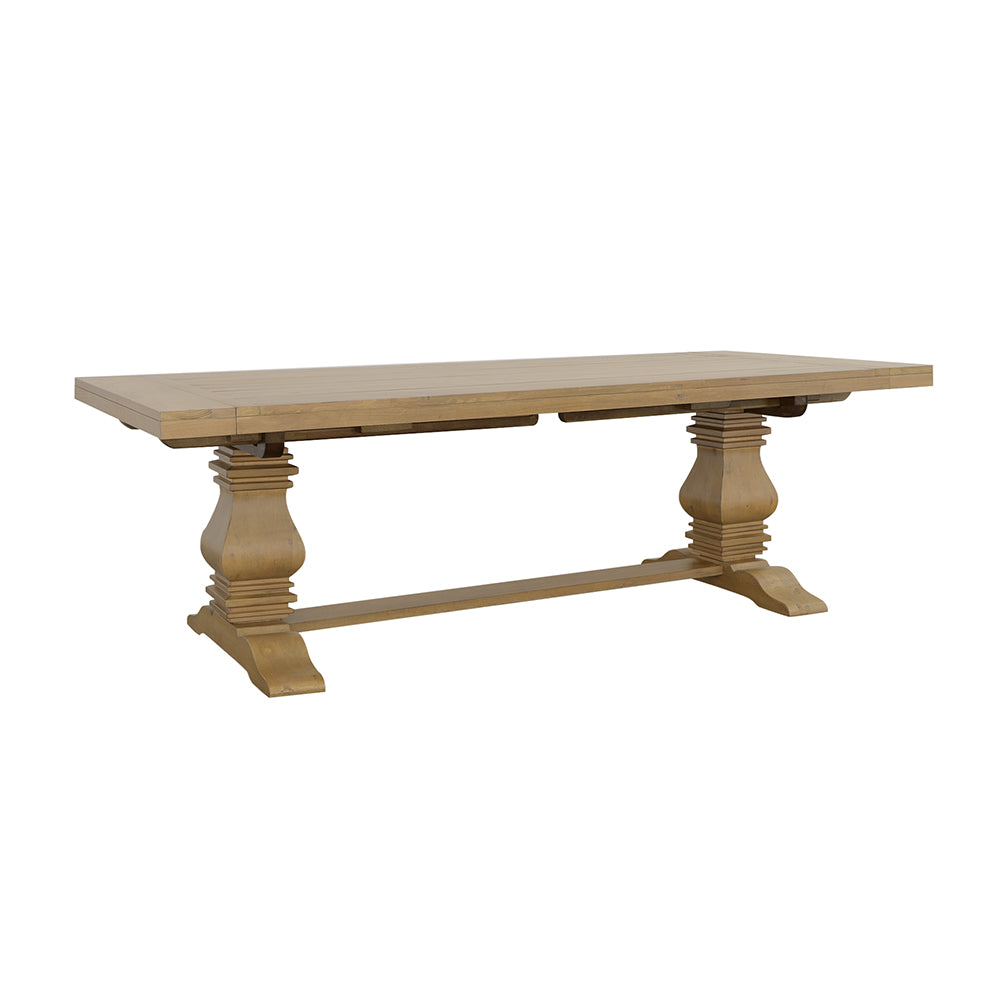 Tampa Furniture Outlet - Coaster - Florence 126-inch Extension Dining Table Rustic Honey - 180201