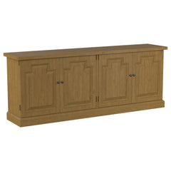 Tampa Furniture Outlet - Coaster - Florence 4-door Dining Sideboard Buffet Cabinet Rustic Honey - 180205
