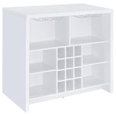 Tampa Furniture Outlet - Coaster - Topanga Engineered Wood Freestanding Home Bar White - 182786