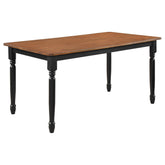 Tampa Furniture Outlet - Coaster - Hollyoak Rectangular 63-inch Wood Dining Table Walnut - 183041