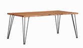 Tampa Furniture Outlet - Coaster - Sherman 71-inch Live Edge Dining Table Natural Acacia - 190911