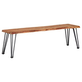 Tampa Furniture Outlet - Coaster - Sherman Wood Dining Bench Natural Acacia - 190913