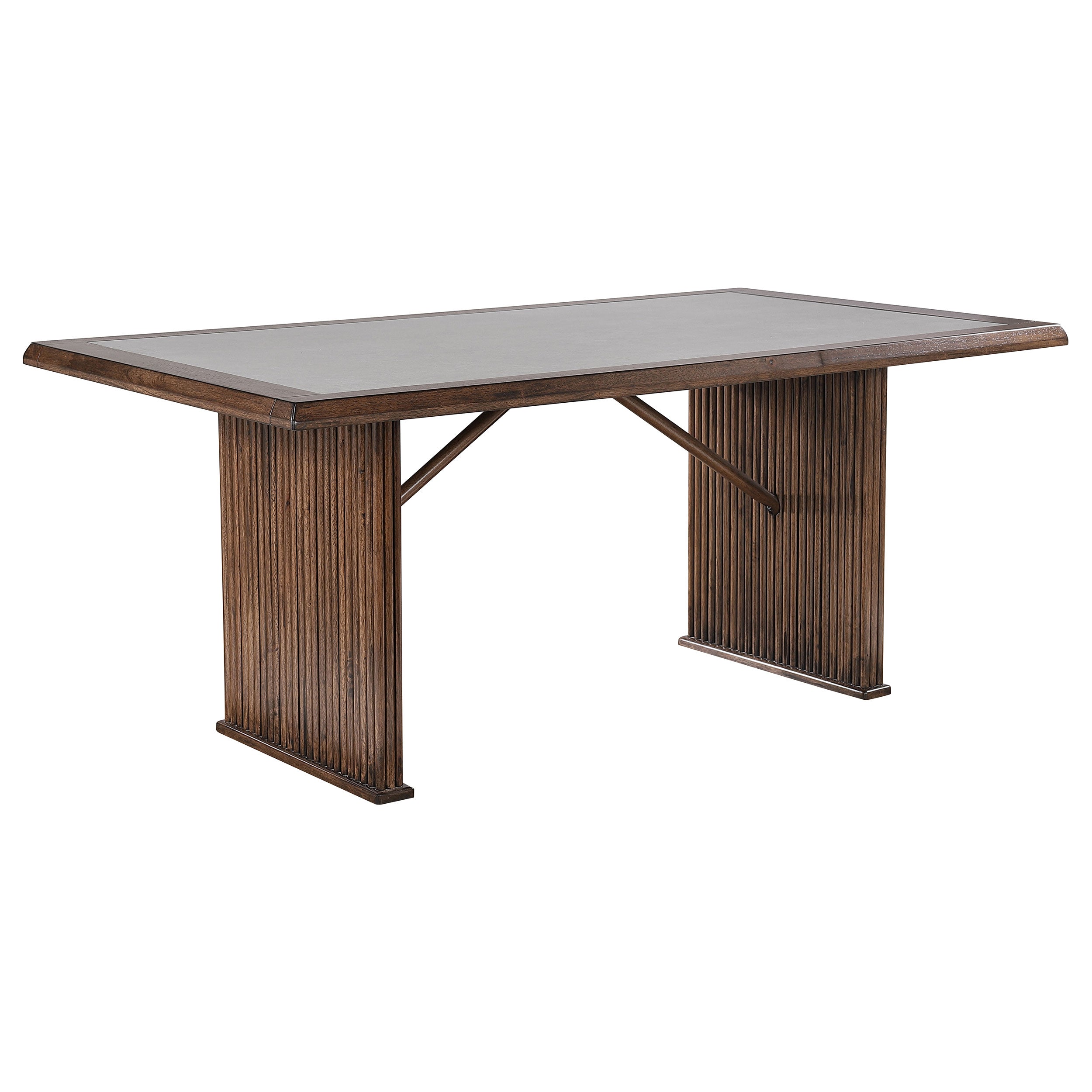 Tampa Furniture Outlet - Coaster - Sherwood 72-inch Rectangular Dining Table Brown - 193591