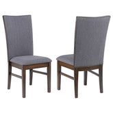Tampa Furniture Outlet - Coaster - Sherwood Upholstered Dining Side Chair Grey (Set of 2) - 193592