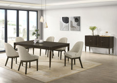 Tampa Furniture Outlet - Coaster - Reseda 8-piece Dining Set With Sideboard Ash Brown - 193671-S8
