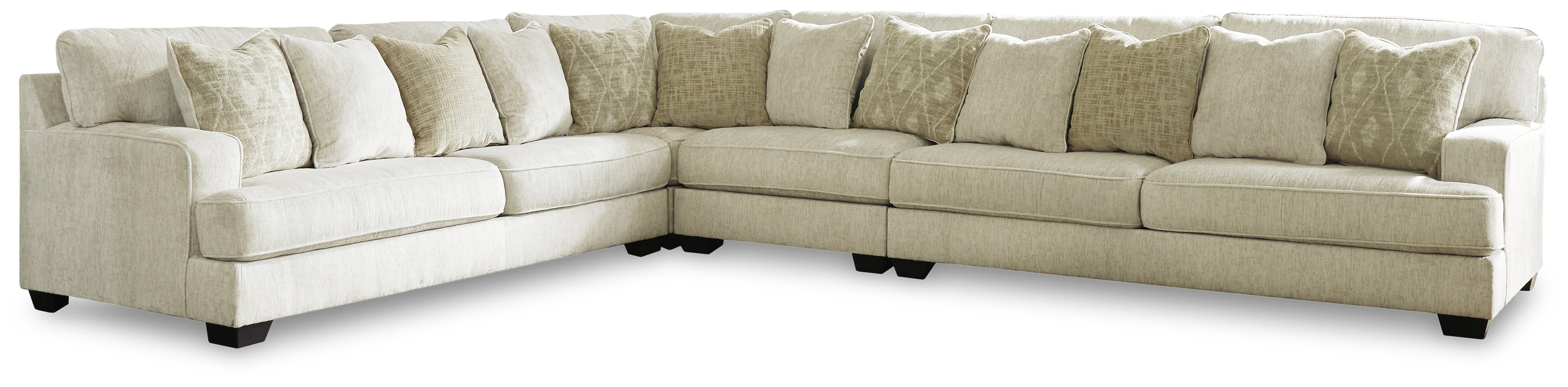 Tampa Furniture Outlet Lutz - Ashley Furniture - Rawcliffe Sectional - LAF 3-Piece Sectional / Parchment - 19604S1