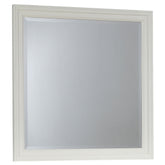 Tampa Furniture Outlet - Coaster - Sandy Beach Dresser Mirror Cream White - 201304