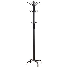 Tampa Furniture Outlet - Coaster - Collier 12 Hook Freestanding Coat Rack Hat Hanger Black - 2019