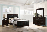 Tampa Furniture Outlet - Coaster - Carlton 4-piece Full Bedroom Set Cappuccino - 202091F-S4