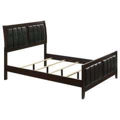Tampa Furniture Outlet - Coaster - Carlton Wood Full Panel Bed Cappuccino - 202091F