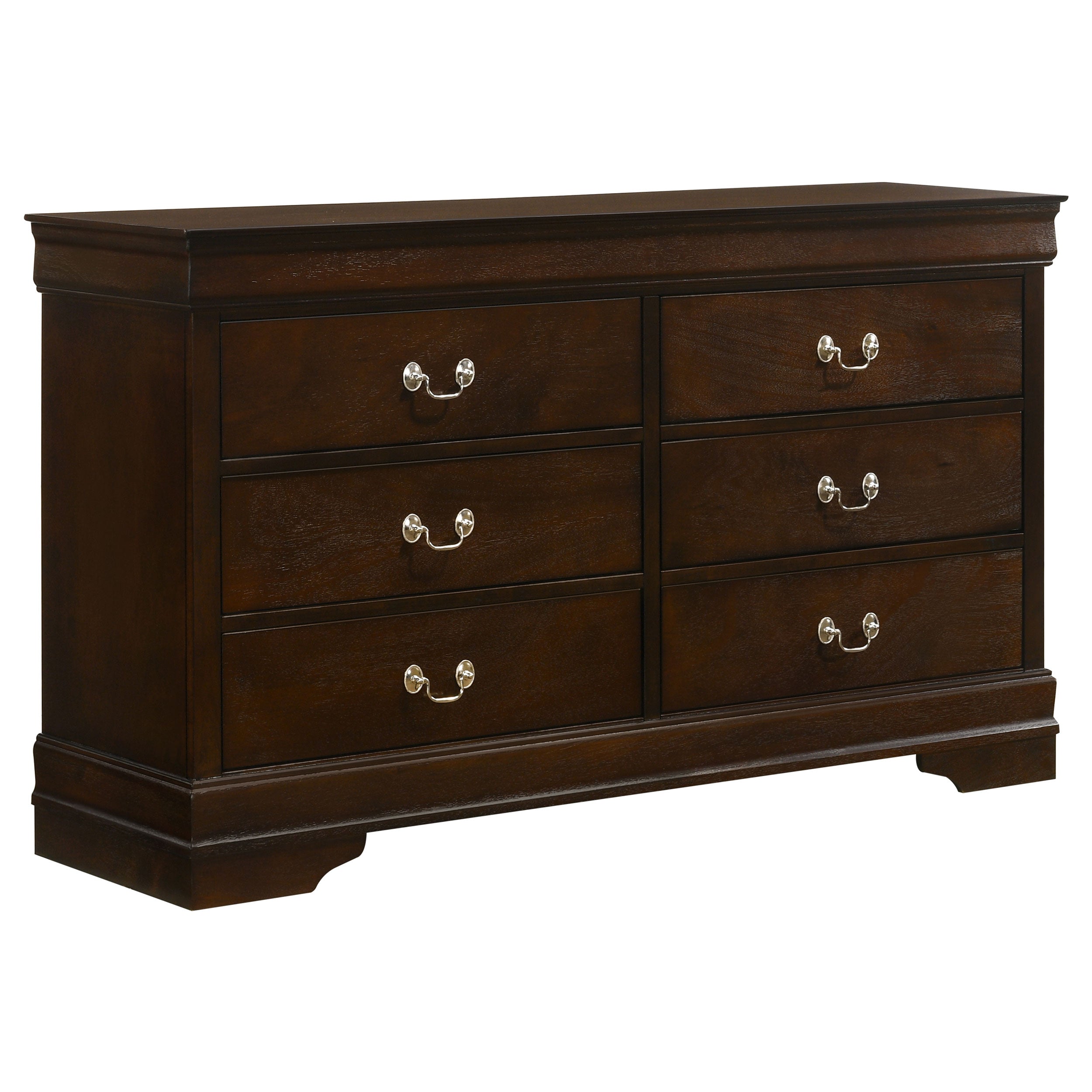 Tampa Furniture Outlet - Coaster - Louis Philippe 6-drawer Dresser Cappuccino - 202413