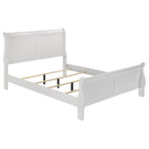 Tampa Furniture Outlet - Coaster - Louis Philippe 47-inch Full Sleigh Panel Bed White - 202441F