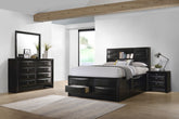 Tampa Furniture Outlet - Coaster - Briana 4-piece California King Bedroom Set Black - 202701KW-S4