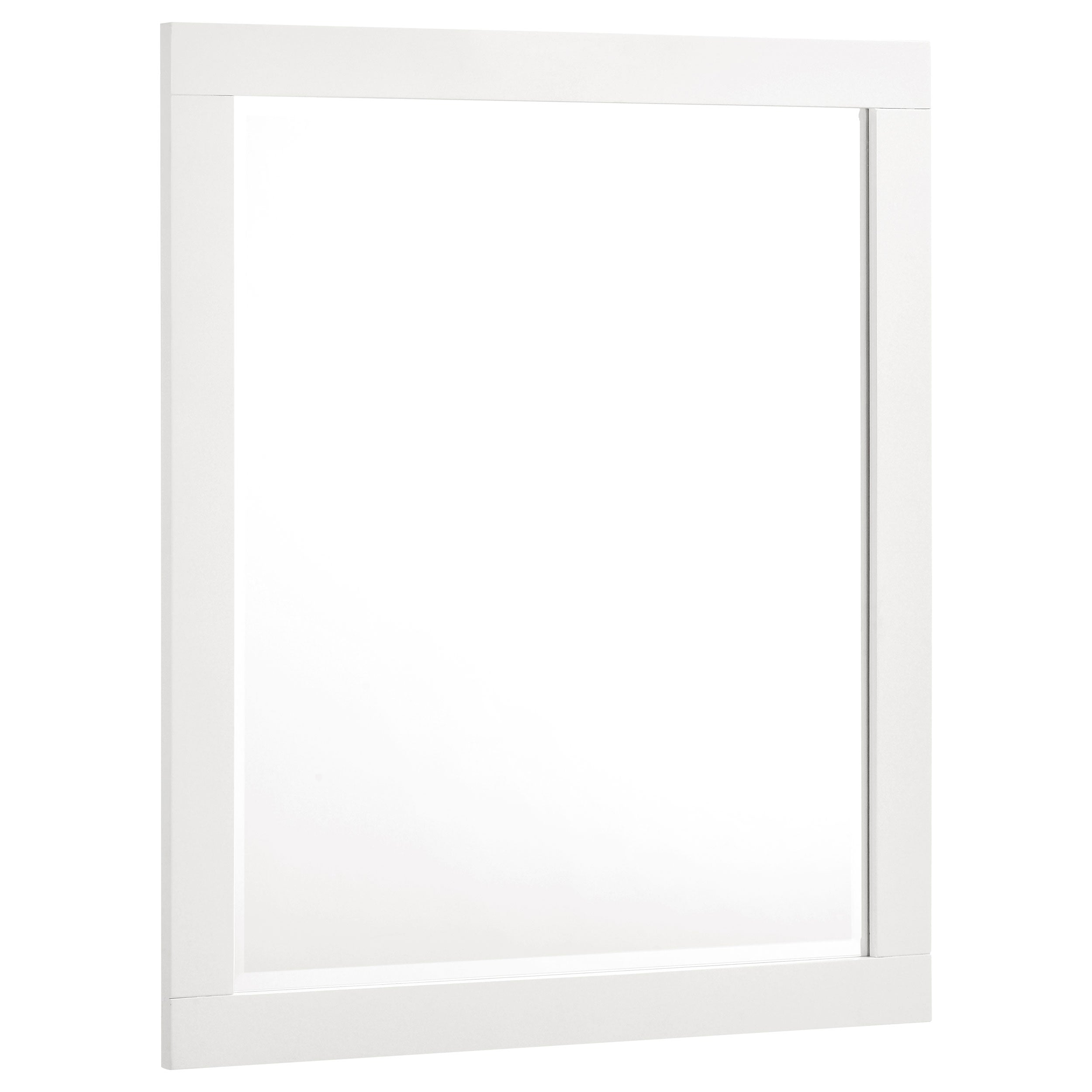 Tampa Furniture Outlet - Coaster - Jessica Dresser Mirror Snow White - 202994