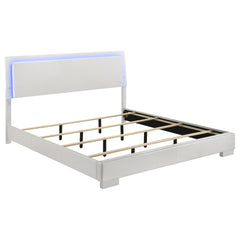 Felicity 5-piece California King Bedroom Set White Gloss