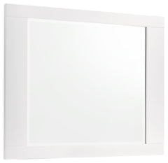 Tampa Furniture Outlet - Coaster - Felicity Dresser Mirror White High Gloss - 203504