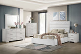 Tampa Furniture Outlet - Coaster - Felicity 5-piece Full Bedroom Set White High Gloss - 203511F-S5