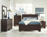 Tampa Furniture Outlet - Coaster - Kauffman 5-piece Eastern King Bedroom Set Dark Cocoa - 204391KE-S5
