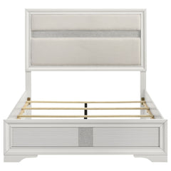 Miranda 54-inch Upholstered Full Panel Bed White