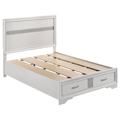 Tampa Furniture Outlet - Coaster - Miranda 51-inch Wood Full Storage Panel Bed White - 205111F