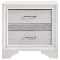 Miranda 3-drawer Nightstand Bedside Table White